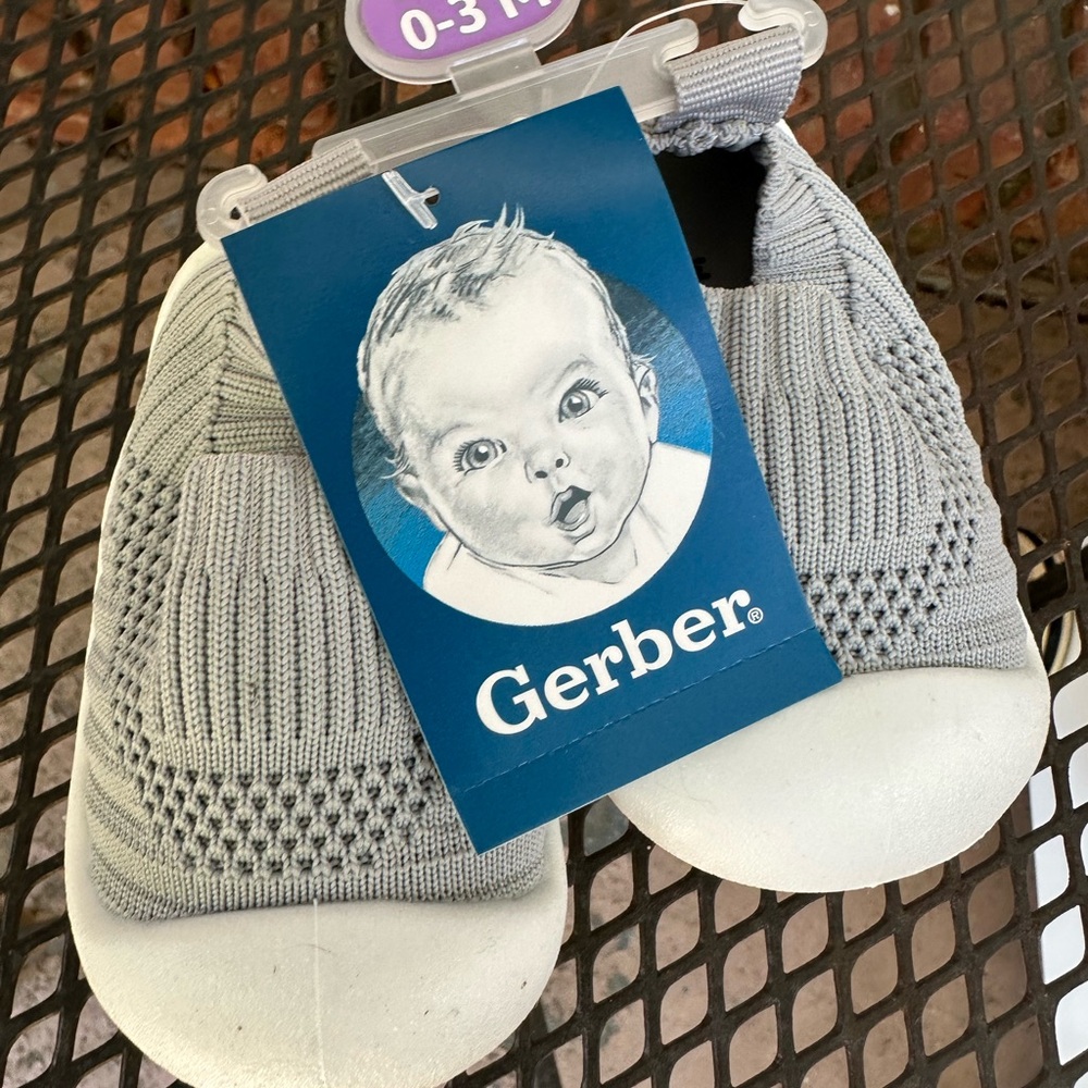 NAT Gerber Gray Baby Shoes